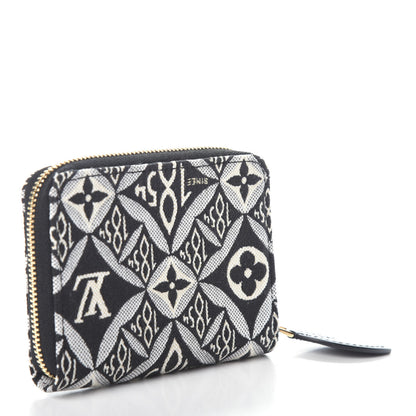 Louis Vuitton Jacquard Since 1854 Zippy Coin Purse Grey 3 of 6