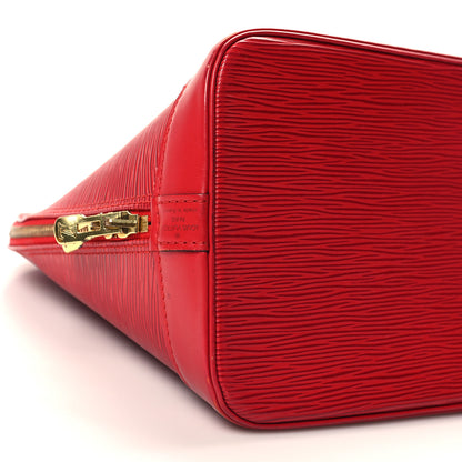 Louis Vuitton Epi Alma PM Castillan Red 9 of 12