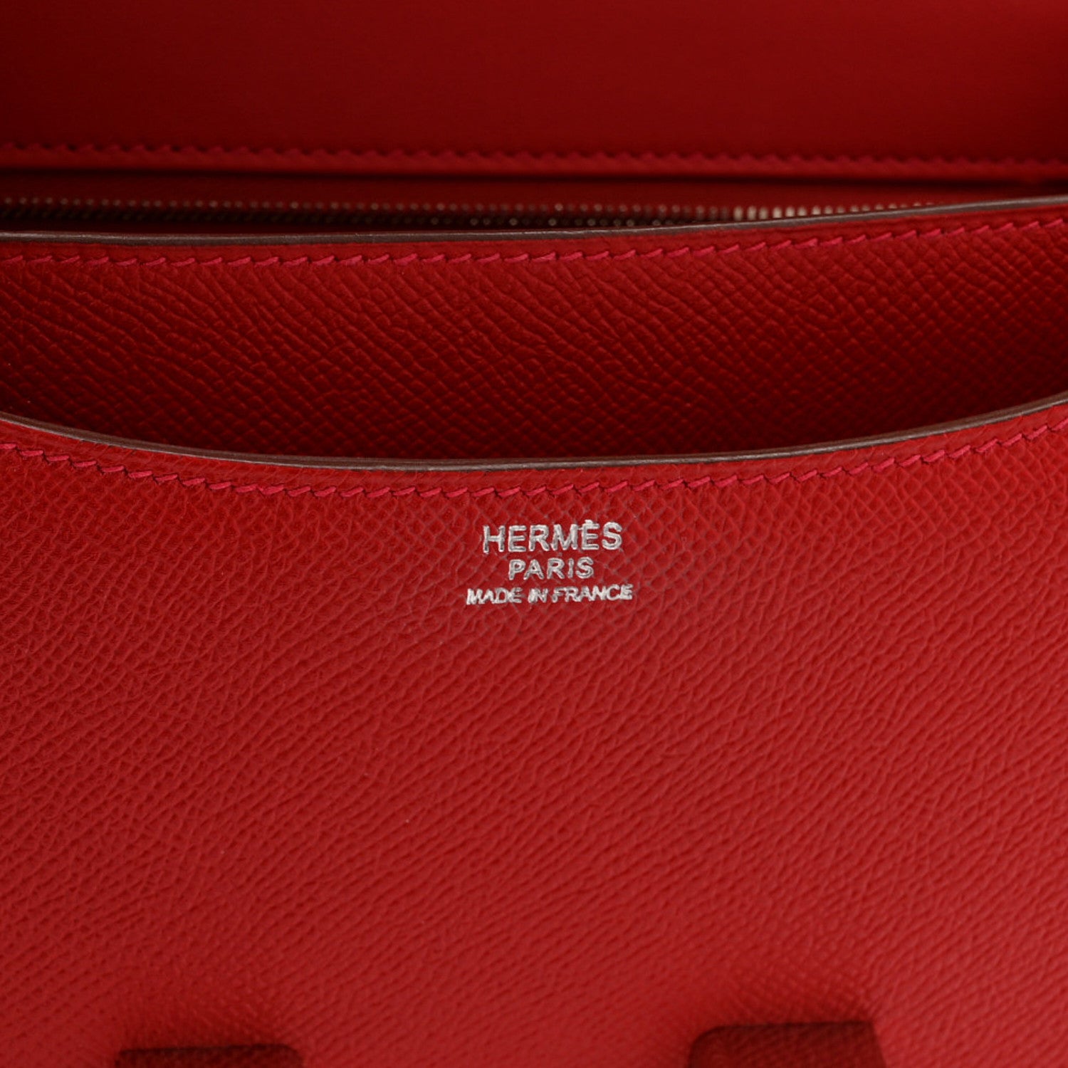 Hermes Epsom Constance 24 Rouge Casaque 6 of 12