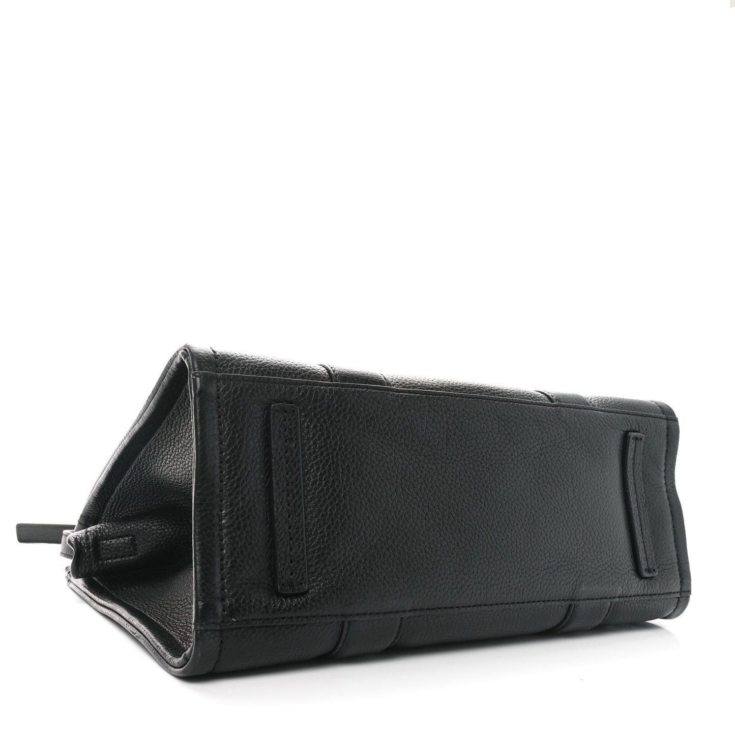 Grained Calfskin Medium The Tote Bag Black