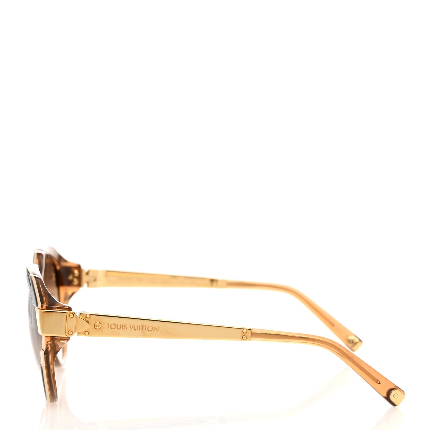 Louis Vuitton Petit Soupcon Cat Eye Sunglasses Z0487W Brown 3 of 8