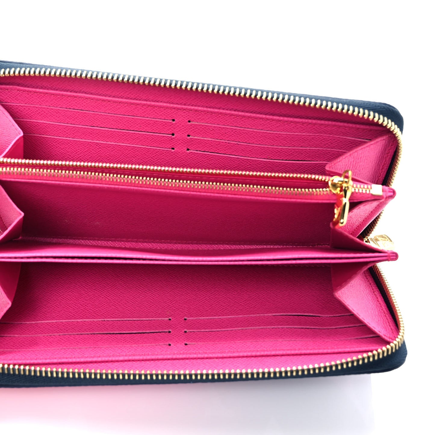 Monogram Giant Spring In The City Zippy Wallet Midnight Fuchsia