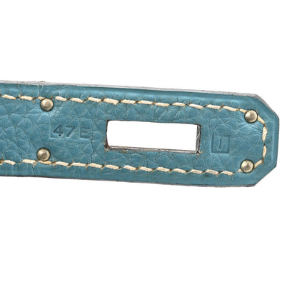 Hermes Togo Birkin 30 Blue Jean 7 of 13