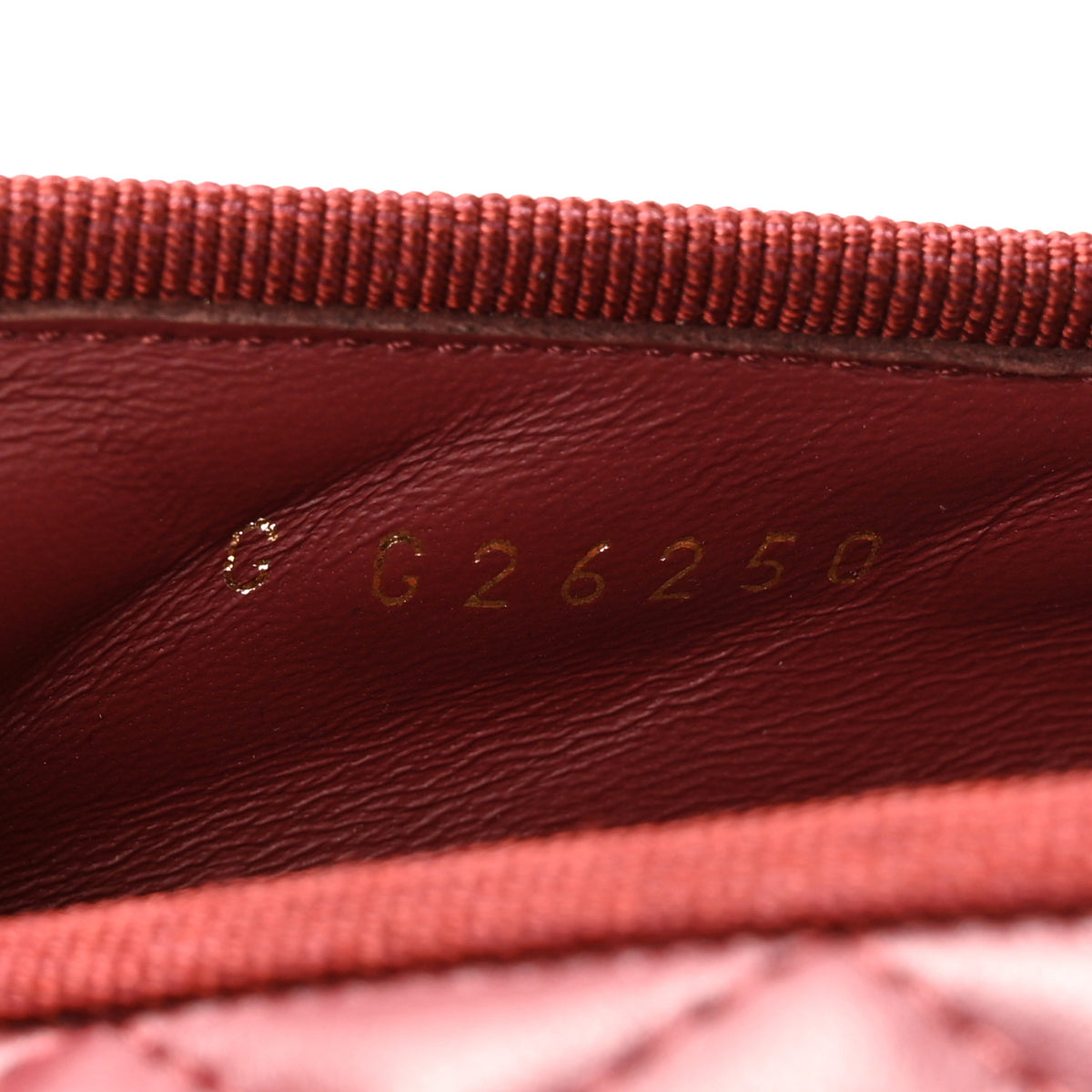 Chanel Lambskin Quilted CC Cap Toe Ballerina Flats 40 Burgundy 9 of 10