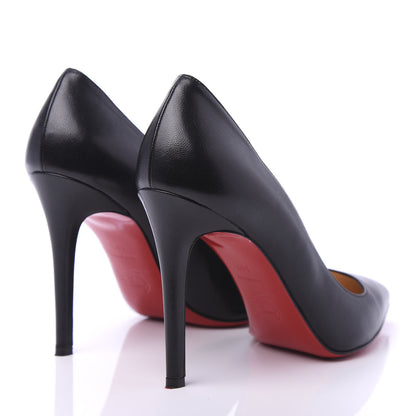 Christian Louboutin Shiny Nappa Pigalle 100 Pumps 39.5 Black 4 of 8