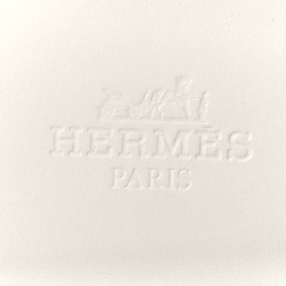 Hermes Box Calfskin Oran Sandals 40 White 7 of 8
