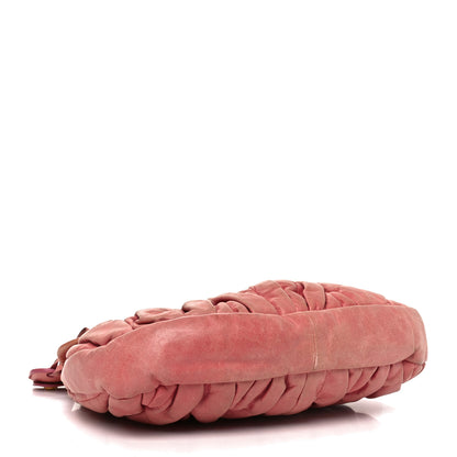 Miu Miu Nappa Matelasse Lux Coffer Hobo Begonia 4 of 9