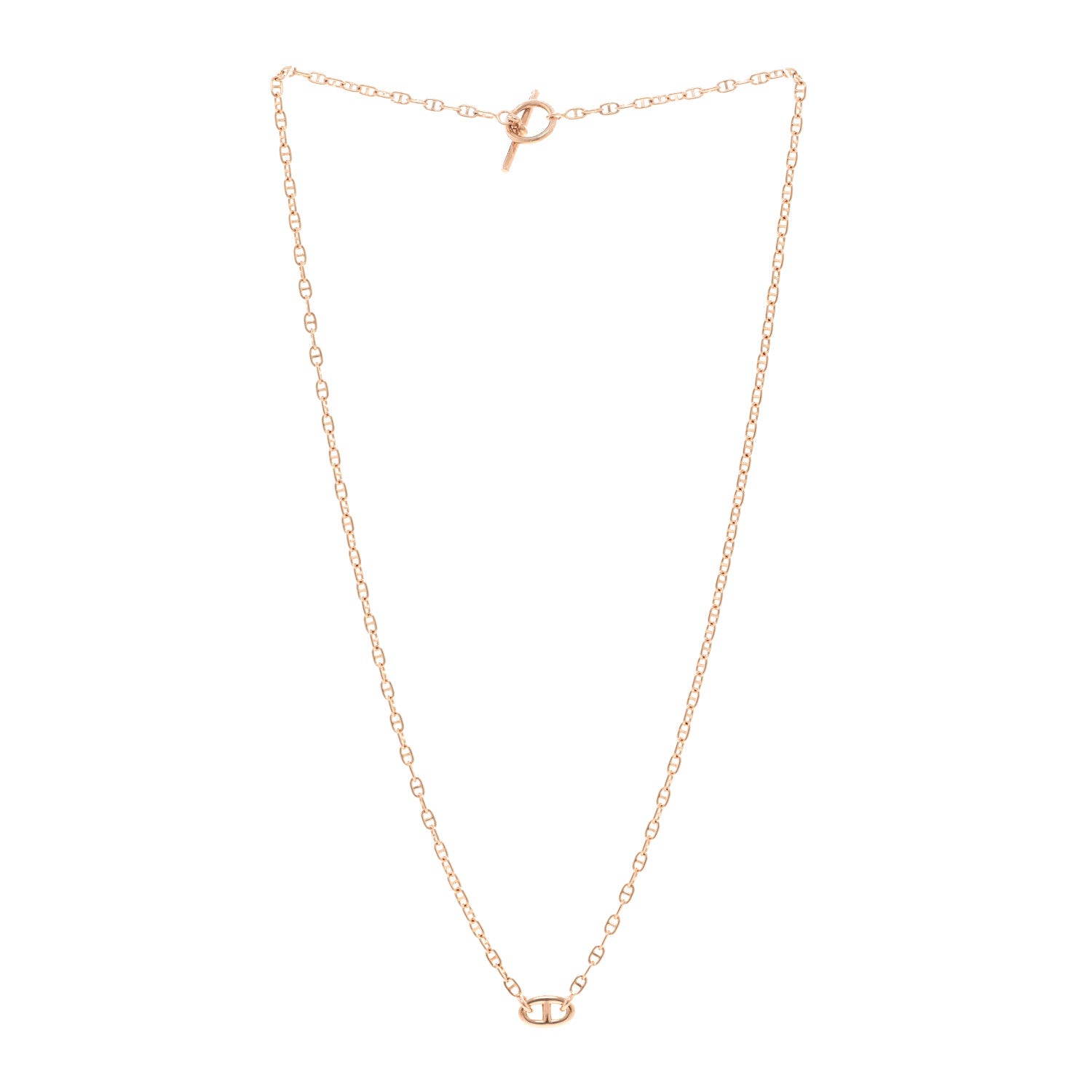 Hermes 18K Rose Gold TPM Farandole Pendant Necklace ST 3 of 5