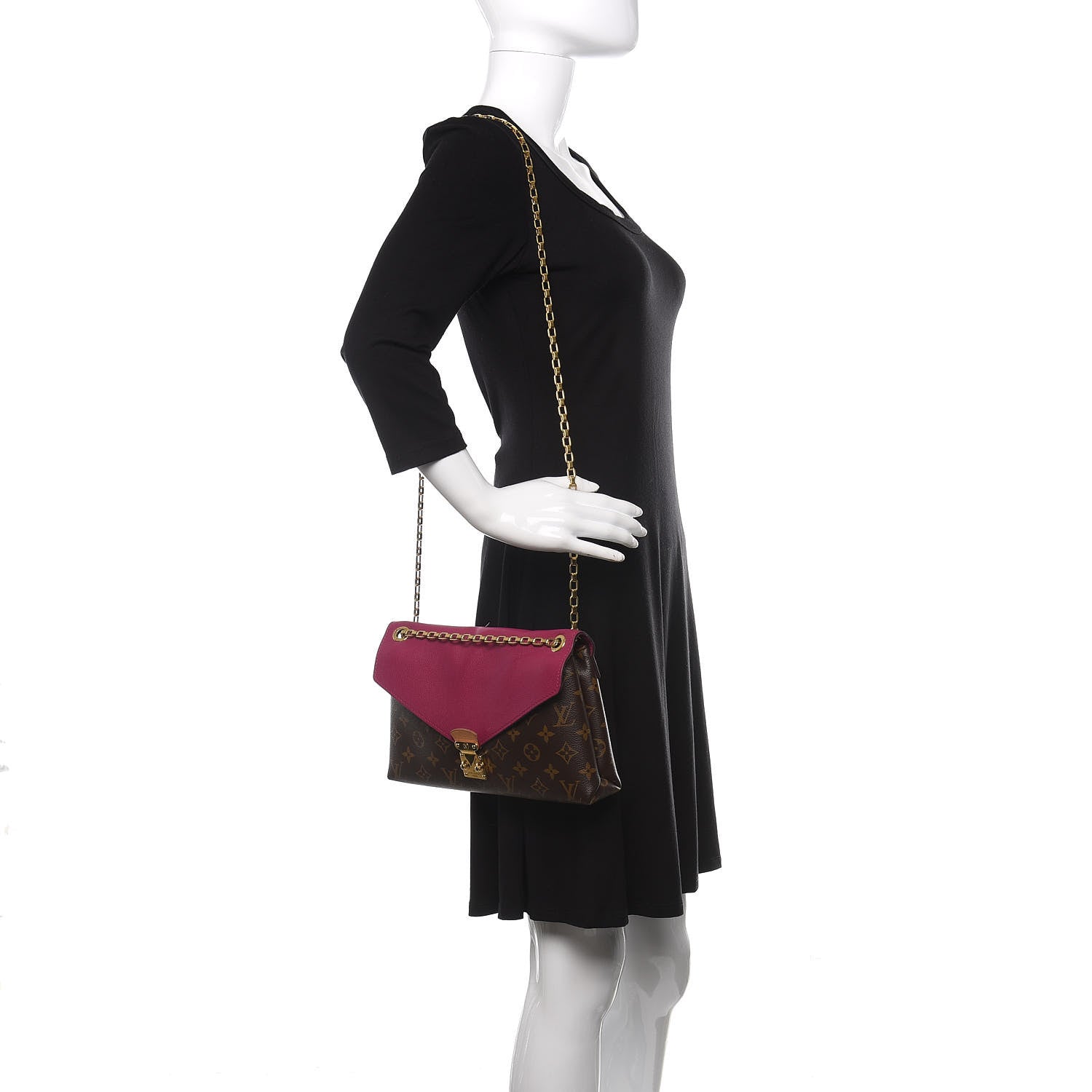 Louis Vuitton Monogram Pallas Chain Aurore 2 of 14