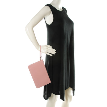 Louis Vuitton Epi Neverfull Pochette MM GM Rose Ballerine 2 of 7