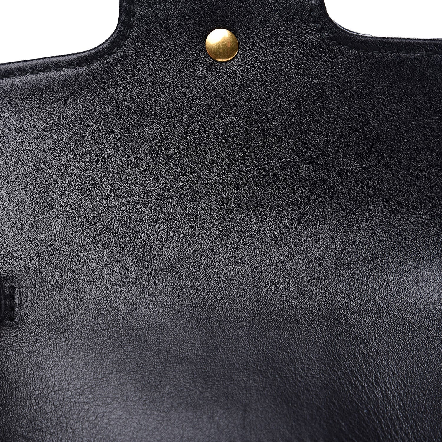 Gucci Calfskin Matelasse Super Mini GG Marmont Shoulder Bag Black 11 of 14