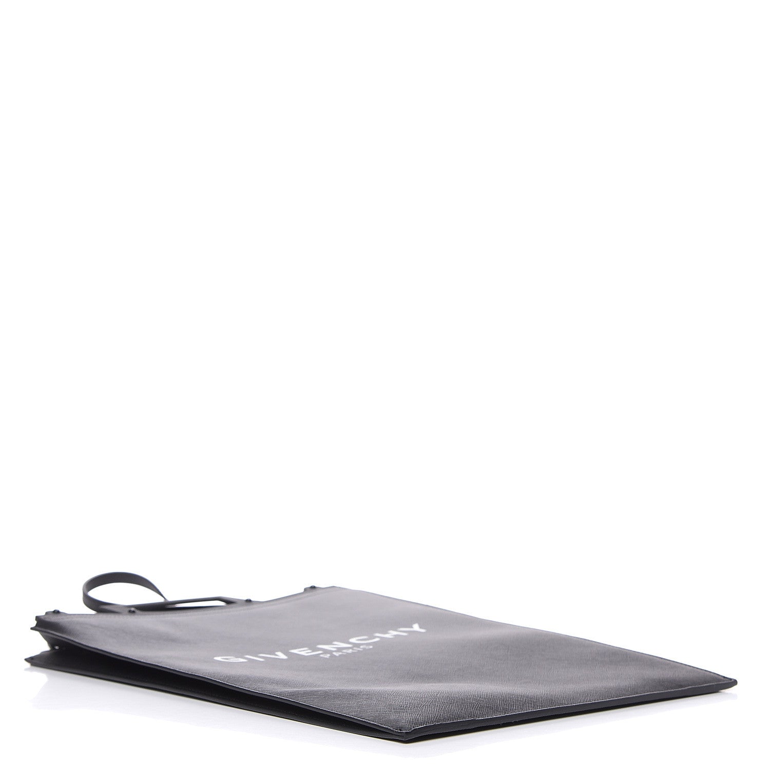 Givenchy Textured Coated Canvas Logo Print Medium Rave Tote Black 4 of 8