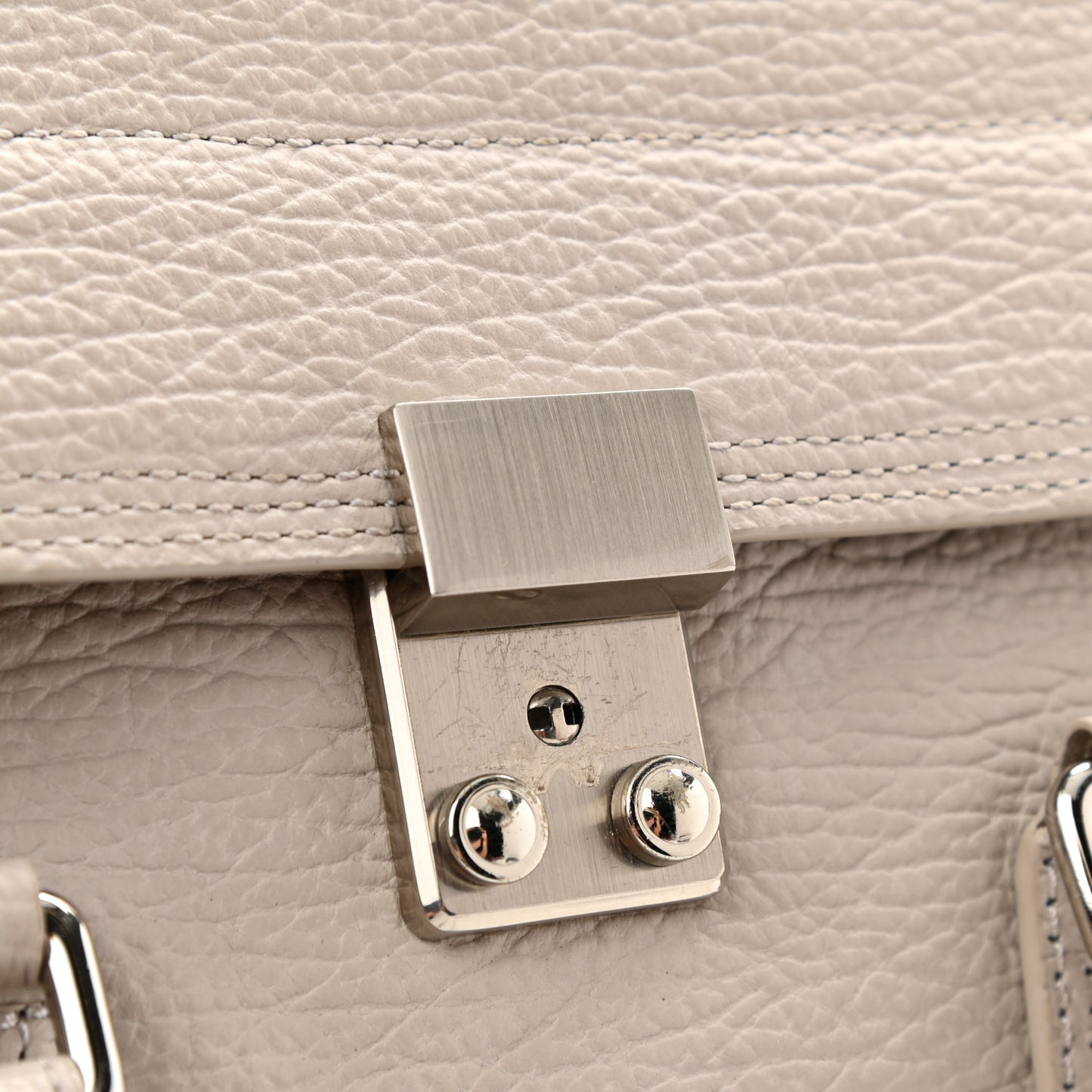 Textured Calfskin Medium Pashli Satchel Feather