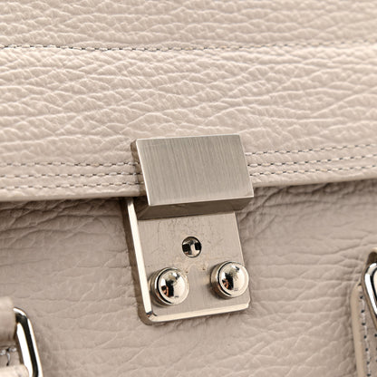 3.1 Phillip Lim Textured Calfskin Medium Pashli Satchel Feather 18 of 19