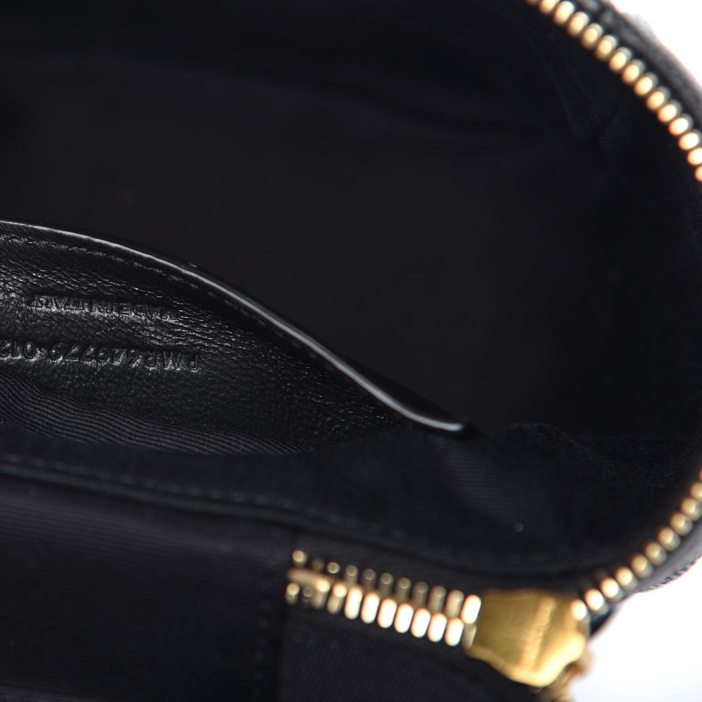 Grain de Poudre Quilted 80's Vanity Bag Black