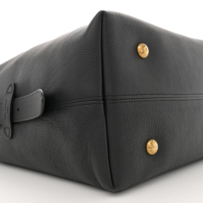 Louis Vuitton Grained Calfskin Low Key Hobo MM Black 8 of 12