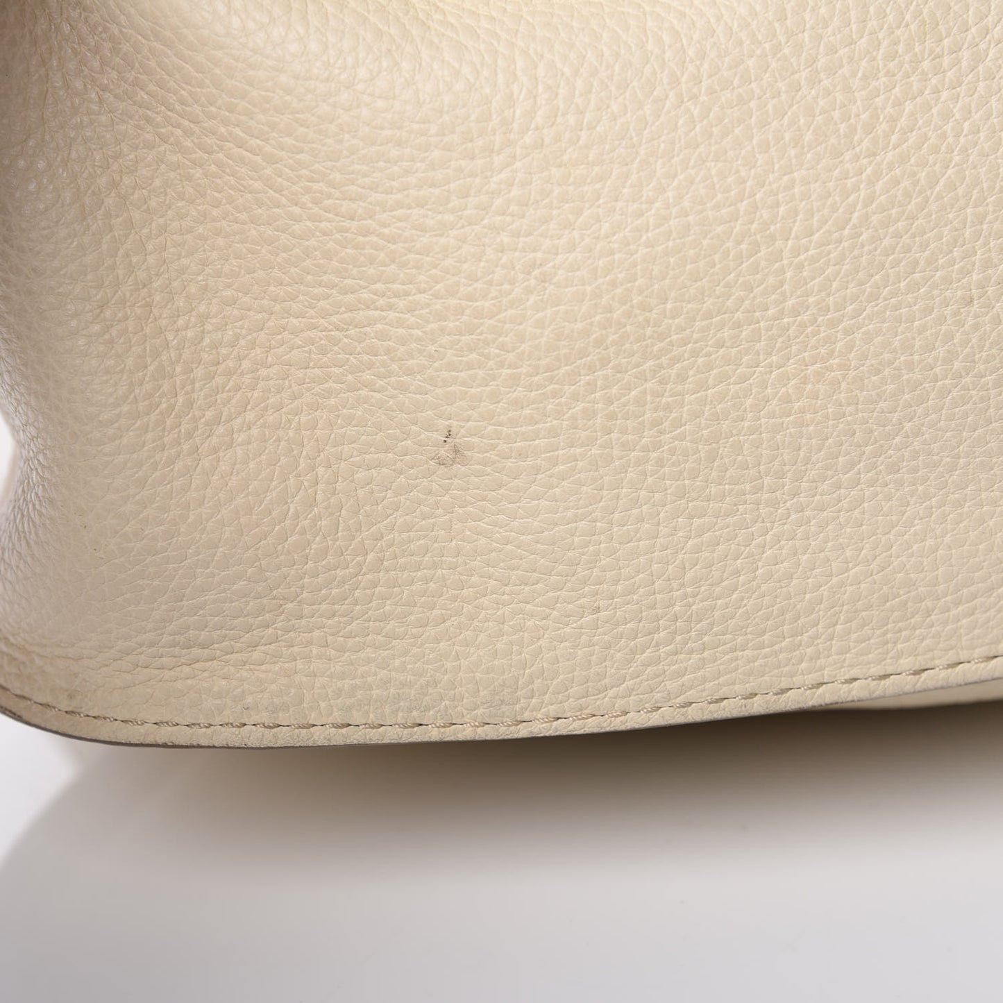 Calfskin Medium Marcie Satchel Cream