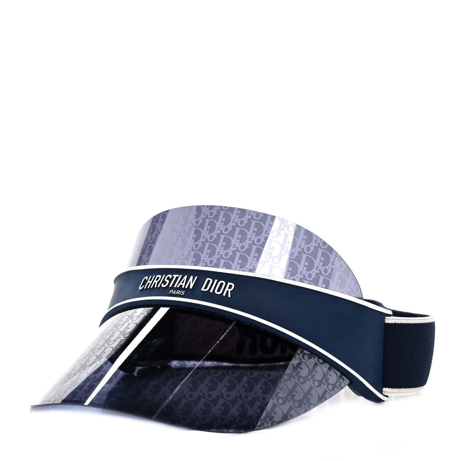 Christian Dior Oblique DiorClub V1U Sun Visor Blue 1 of 6
