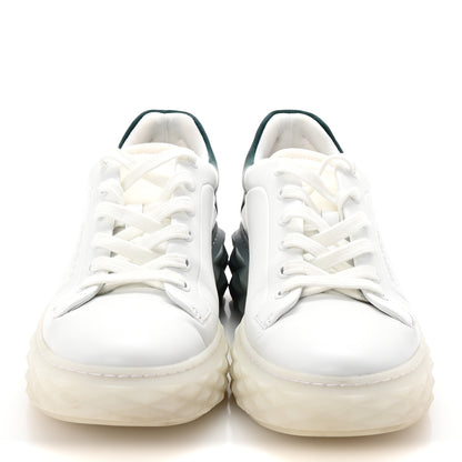 Jimmy Choo Nappa Diamond Maxi  F II Platform Sneakers 40 White Green Mix 3 of 9