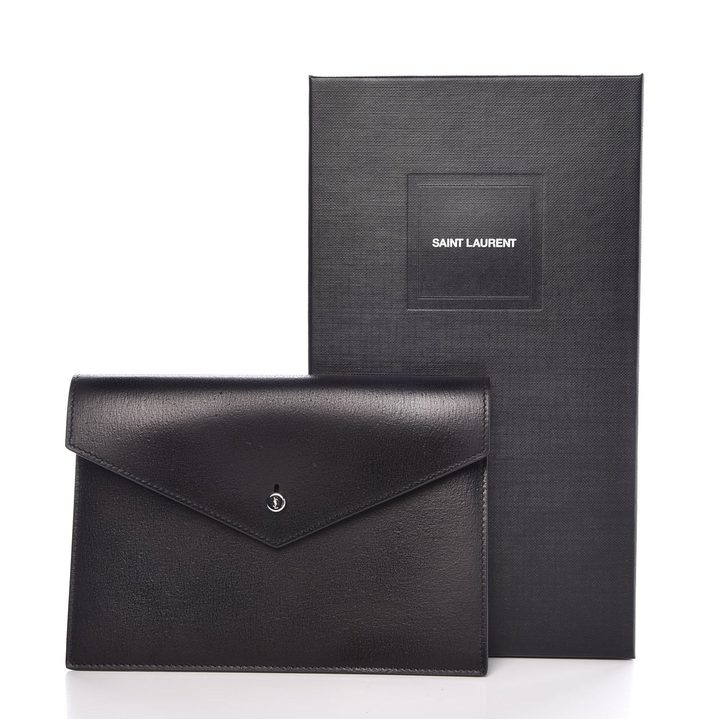 Calfskin Passport Holder Black