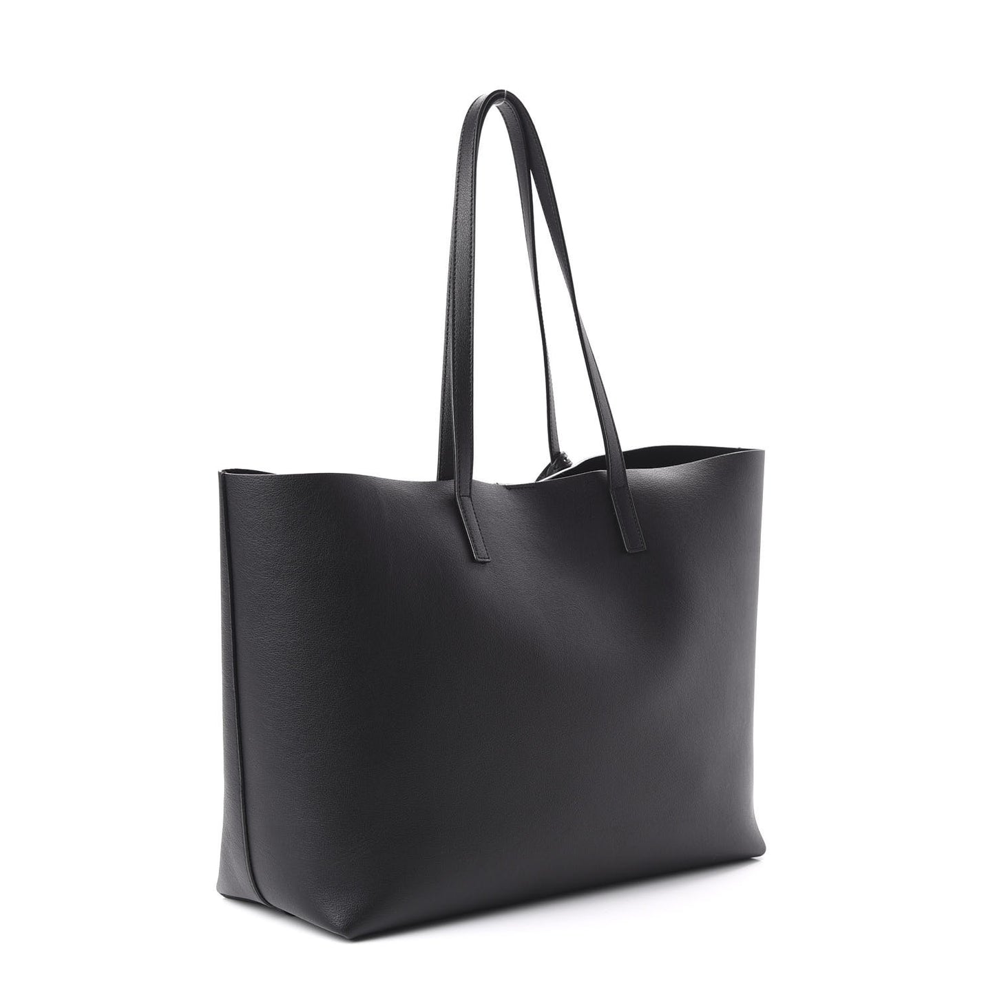 Calfskin Large Shopping Tote Black