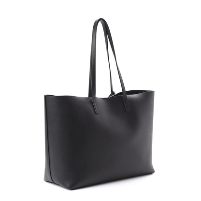 Saint Laurent Calfskin Large Shopping Tote Black 3 of 9