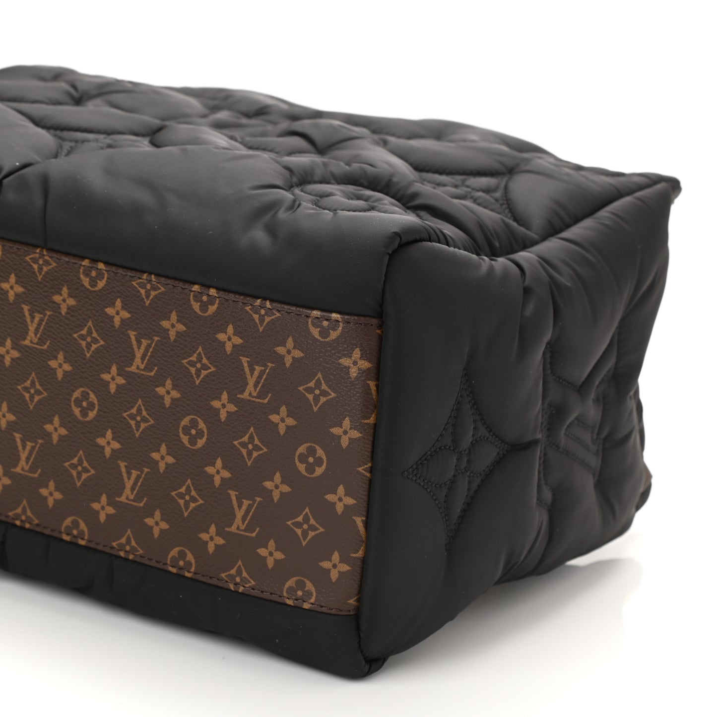 Econyl Monogram Pillow Giant Onthego MM Black