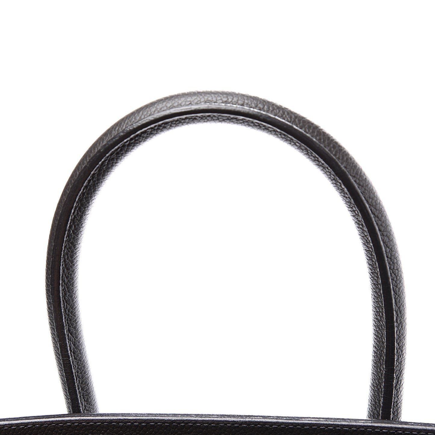 Grained Calfskin Small Sac De Jour Coal