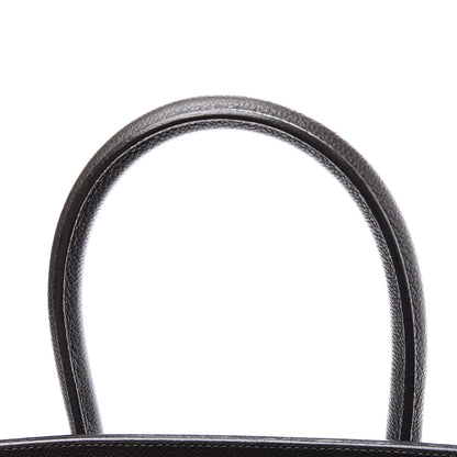 Saint Laurent Grained Calfskin Small Sac De Jour Coal 11 of 13
