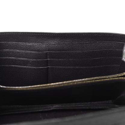 Hermes Matte Alligator Kelly Longue Wallet Chocolate 11 of 13