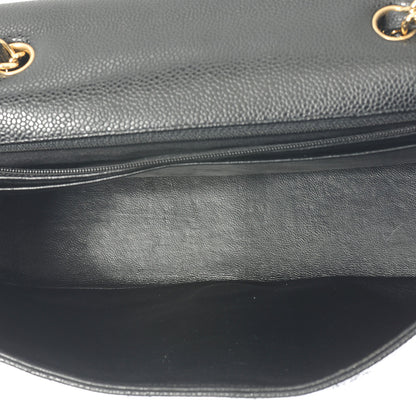 Chanel Caviar Jumbo Single Flap Black 5 of 6