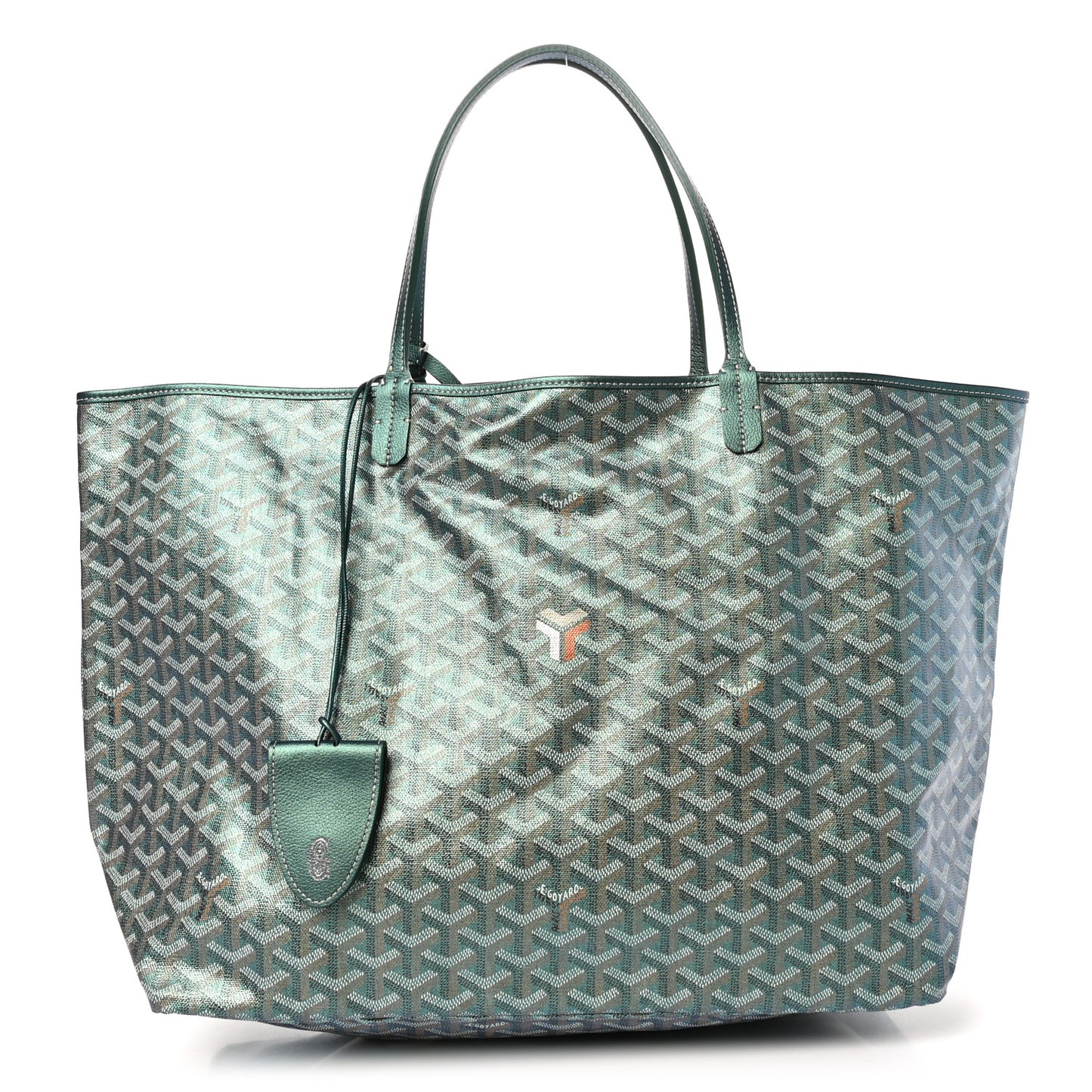 Iridescent Goyardine Saint Louis GM Pearly Green