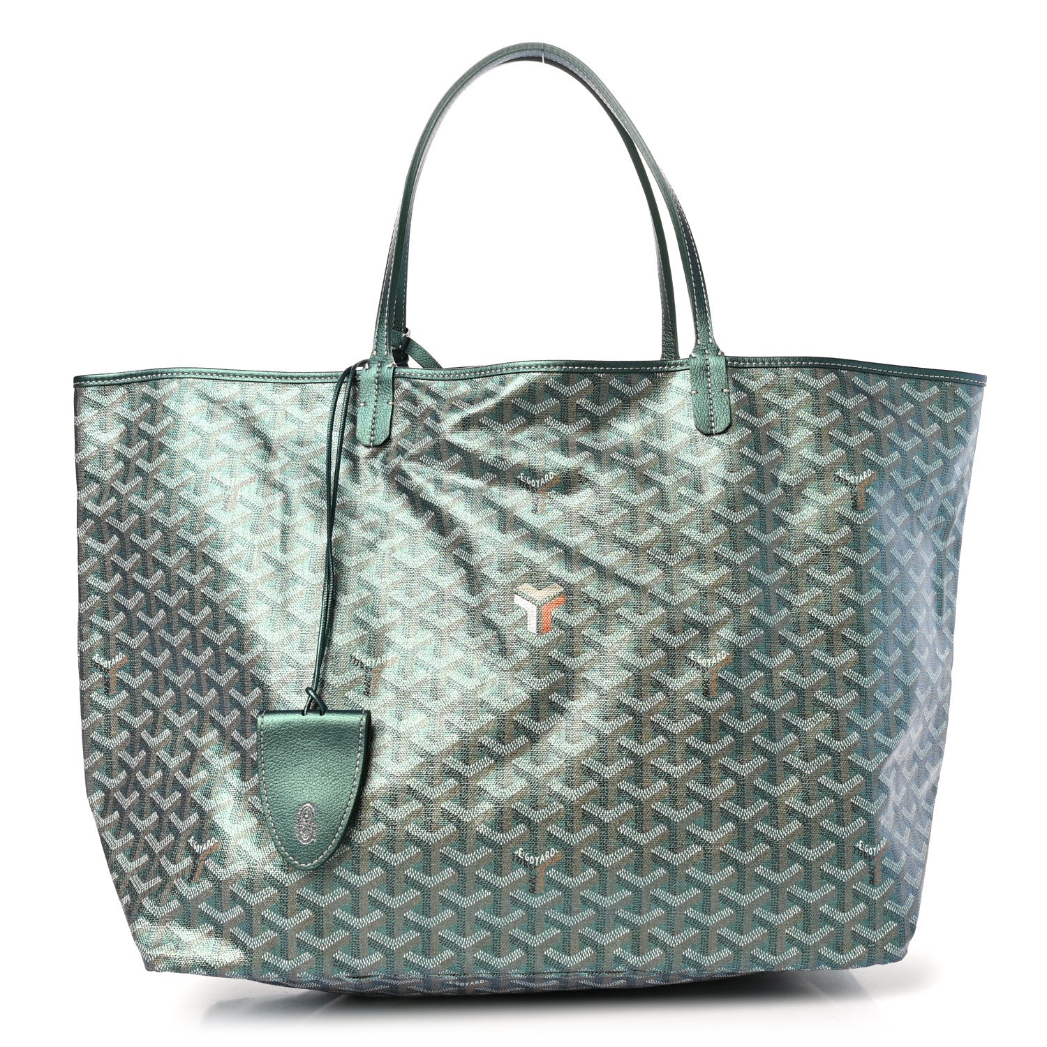 Goyard Iridescent Goyardine Saint Louis GM Pearly Green 1 of 11