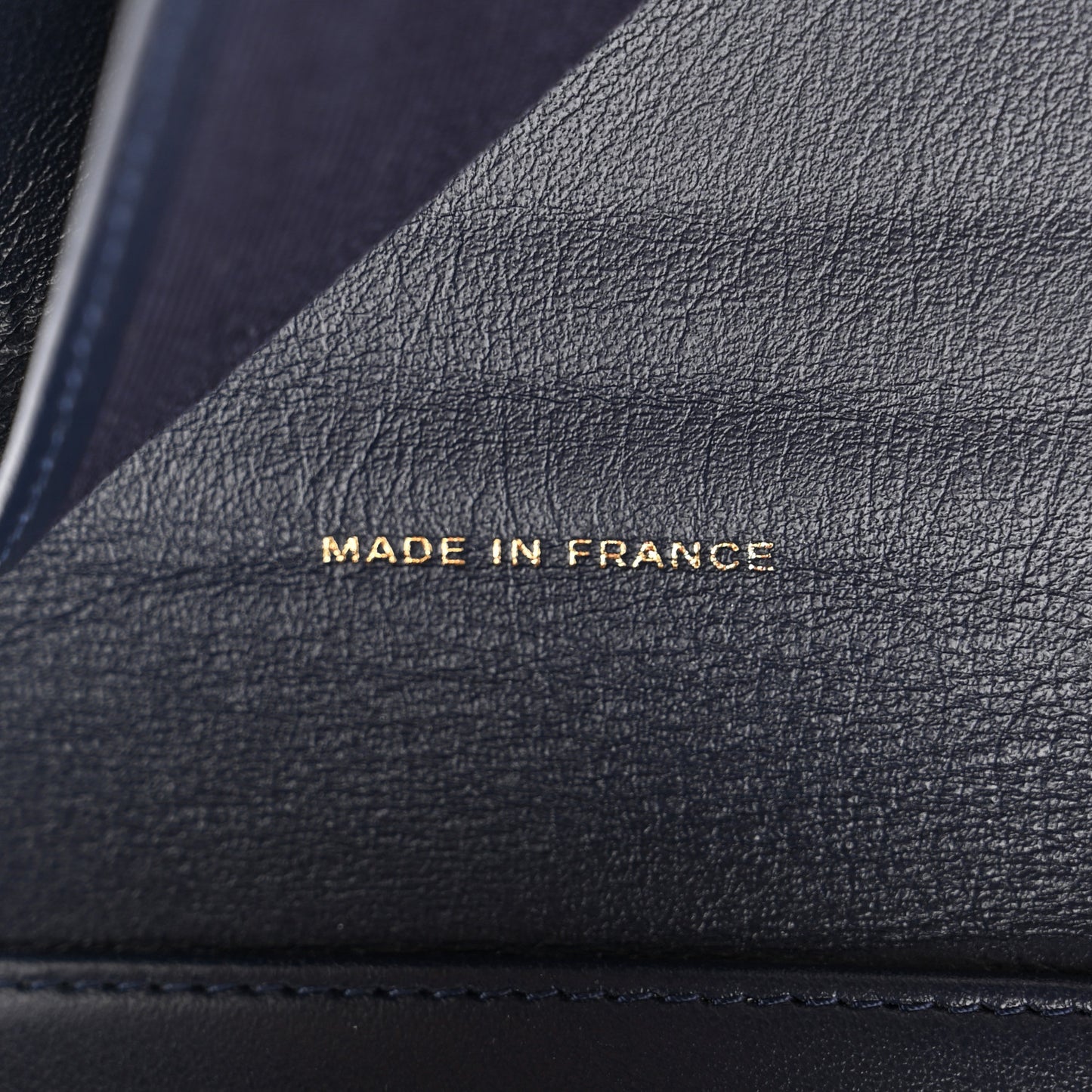 Caviar Quilted Compact Flap Wallet Navy
