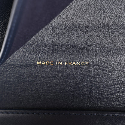 Chanel Caviar Quilted Compact Flap Wallet Navy 7 of 8