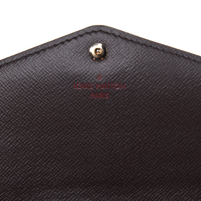 Louis Vuitton Damier Ebene Sarah Wallet NM 6 of 17