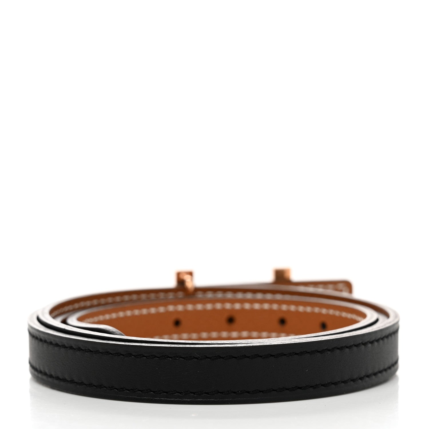 Hermes Swift Epsom 13mm Focus Belt 80 32 Black Gold 2 of 7