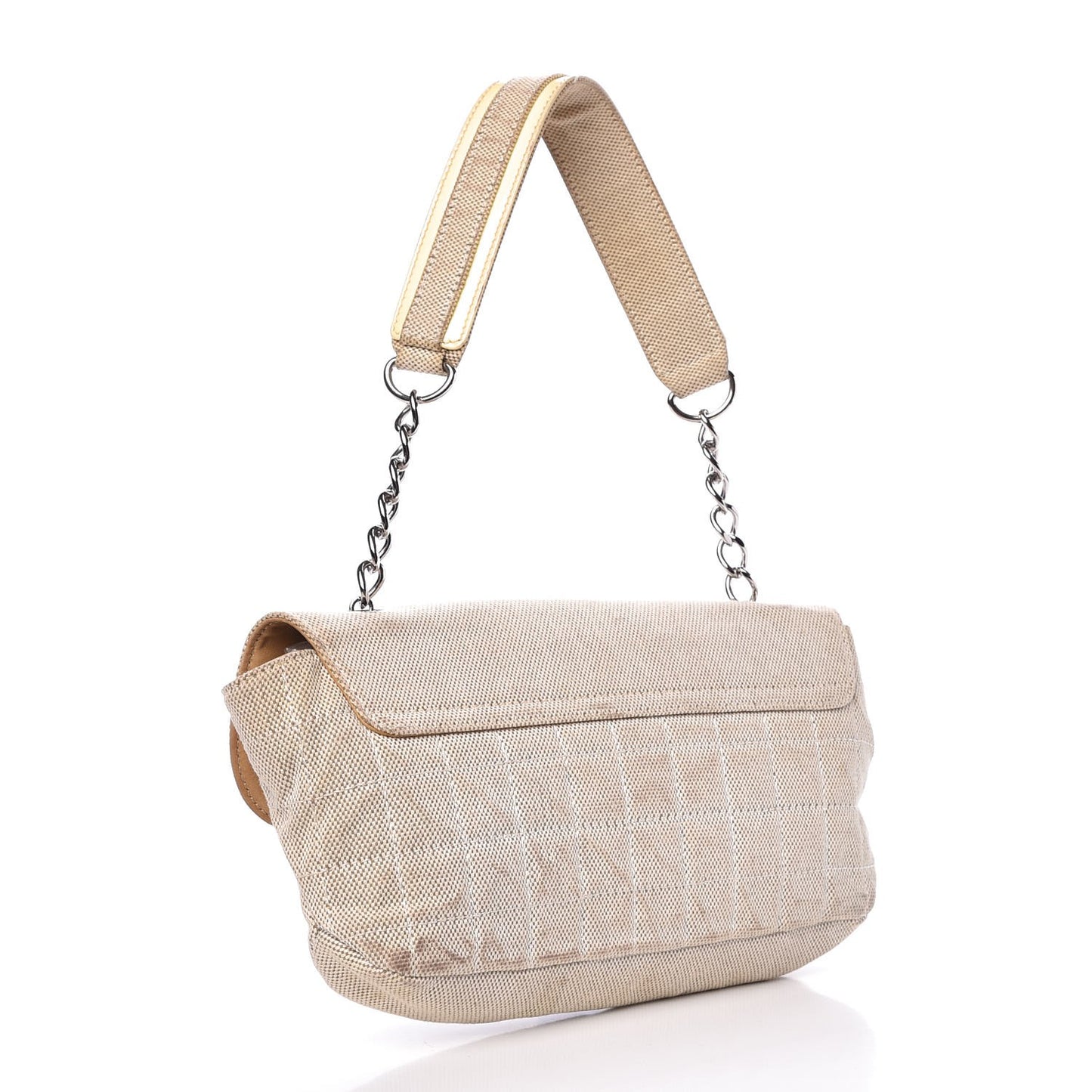 Canvas Camellia N°5 Flap Beige Brown