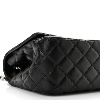Chanel Lambskin Chevron Quilted Single Flap Black 9 of 10