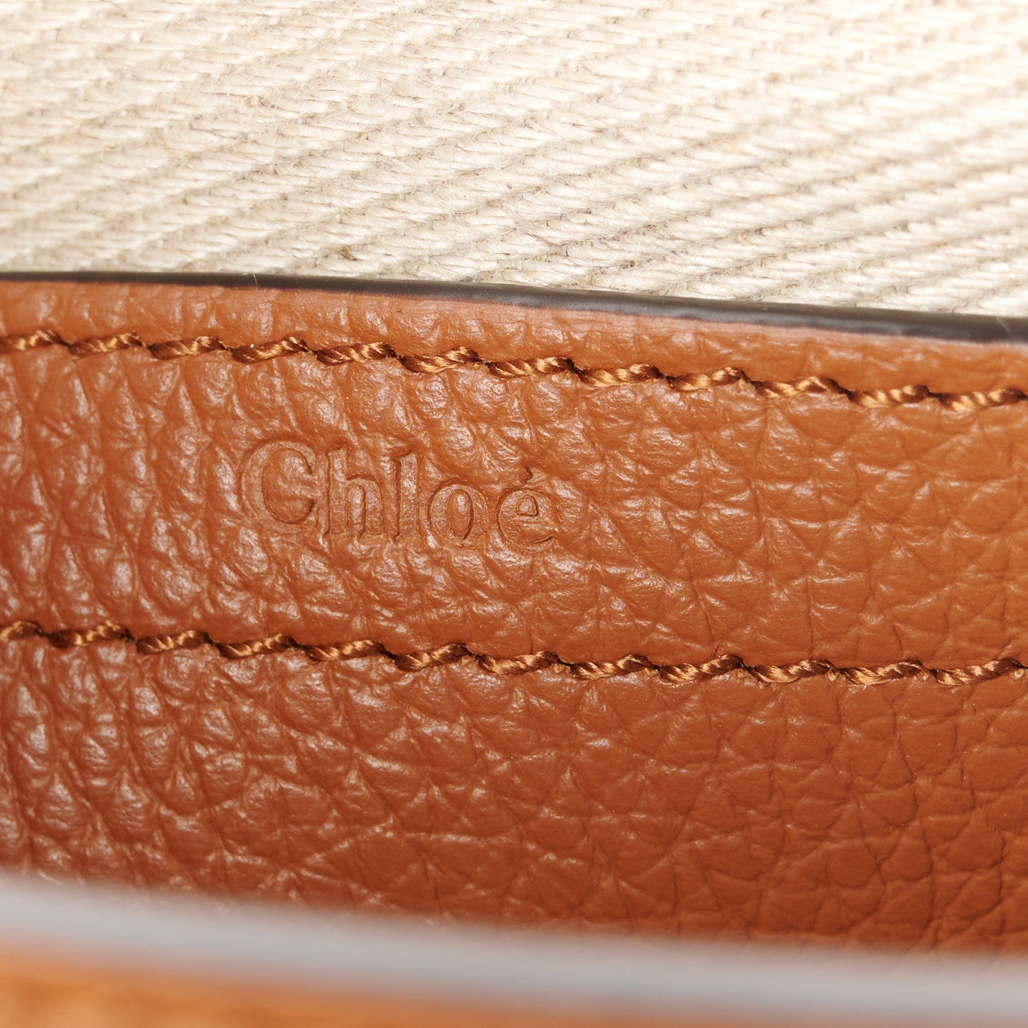 Chloe Calfskin Mini Marcie Round Crossbody Bag Tan 6 of 11
