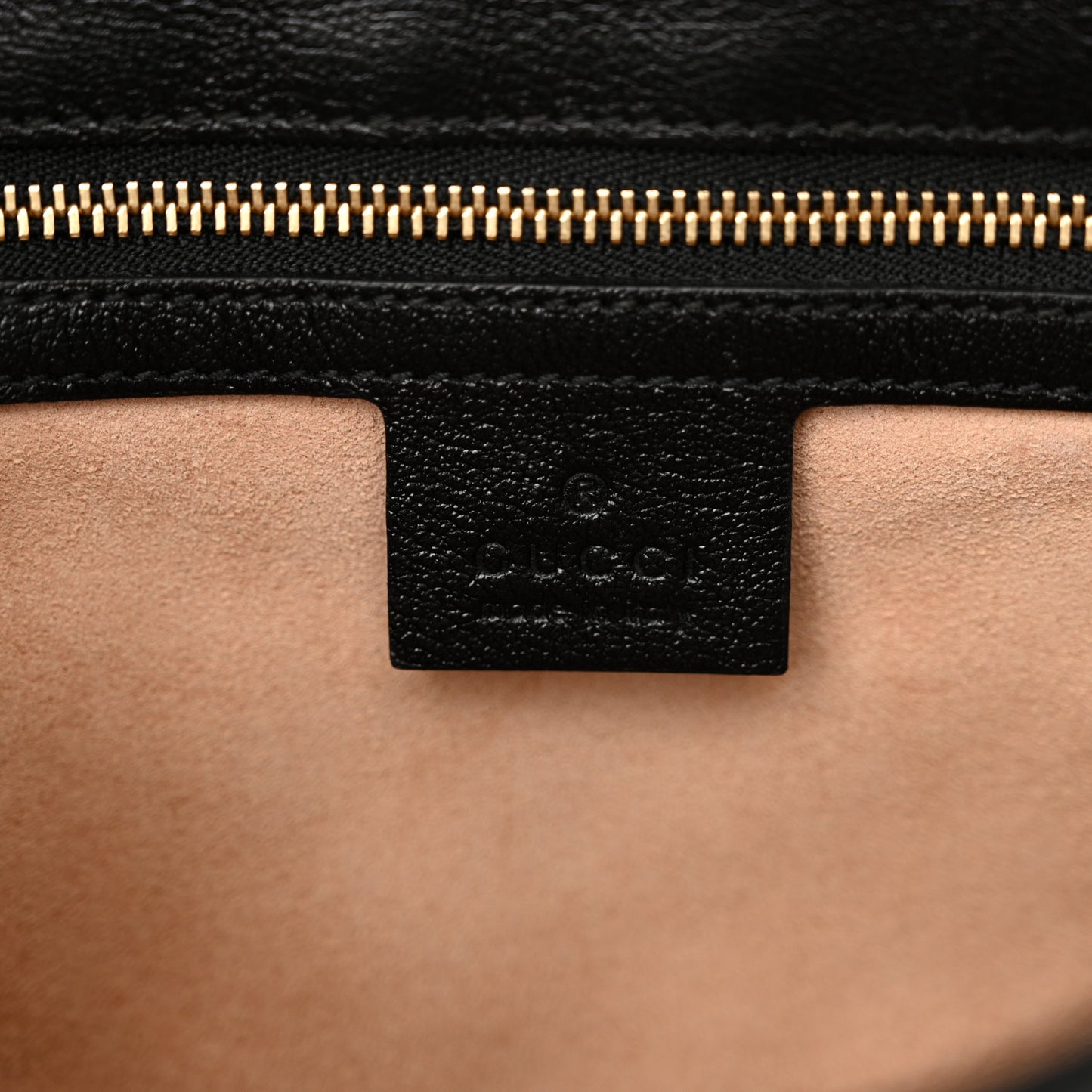 Monogram Matelasse Diagonal Small GG Marmont Shoulder Bag Beige Black
