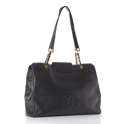 Chanel Caviar XL Weekender Bag Black 2 of 10