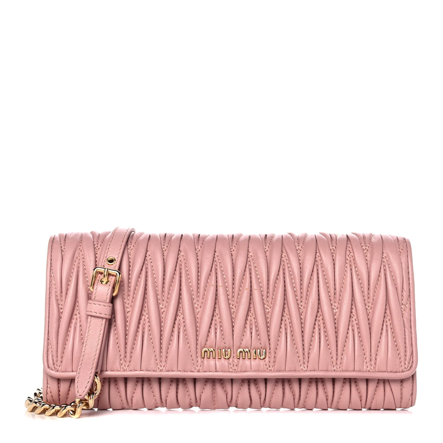 Nappa Matelasse Wallet On Chain Orchidea