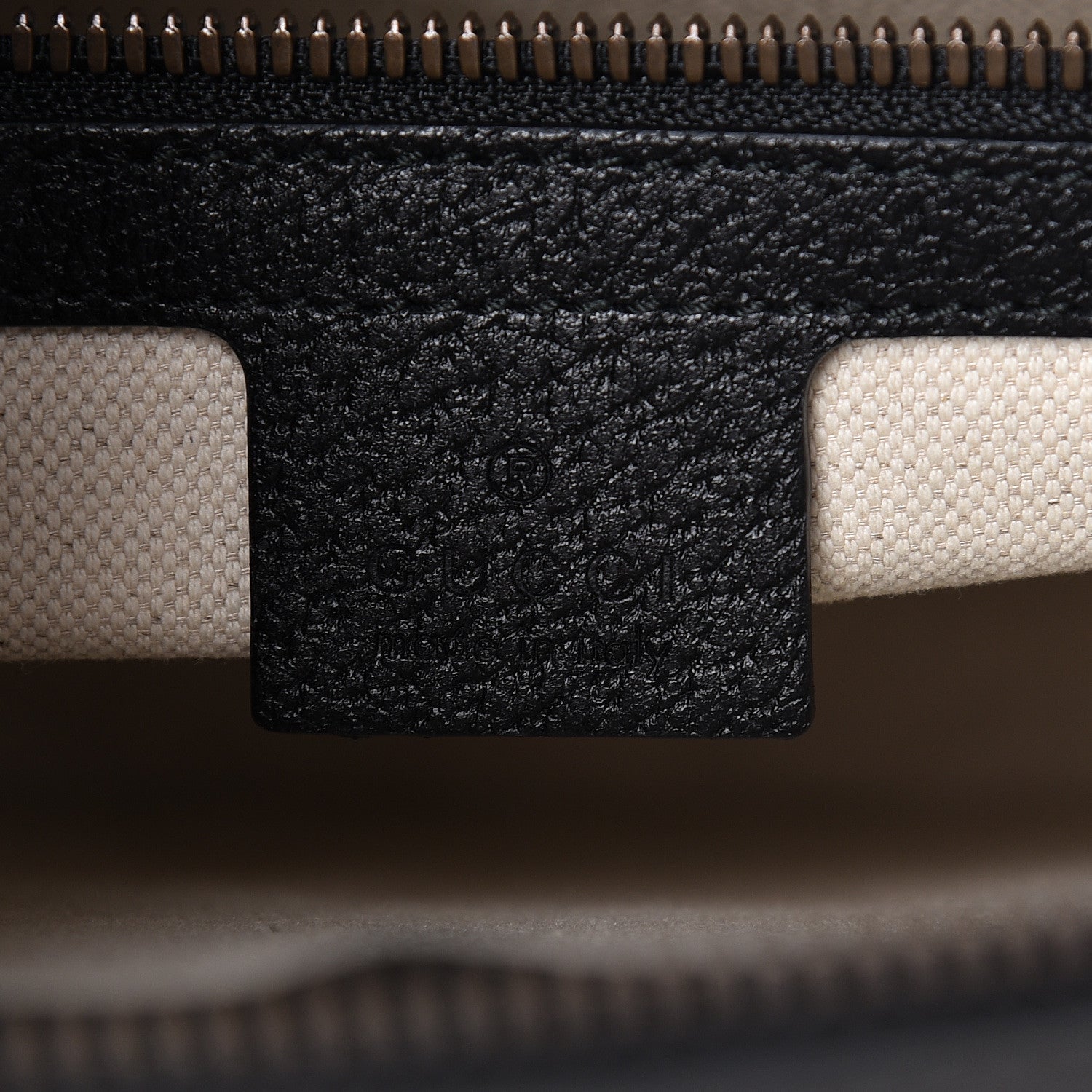 Gucci Grained Calfskin Bee Star Messenger Black 6 of 10