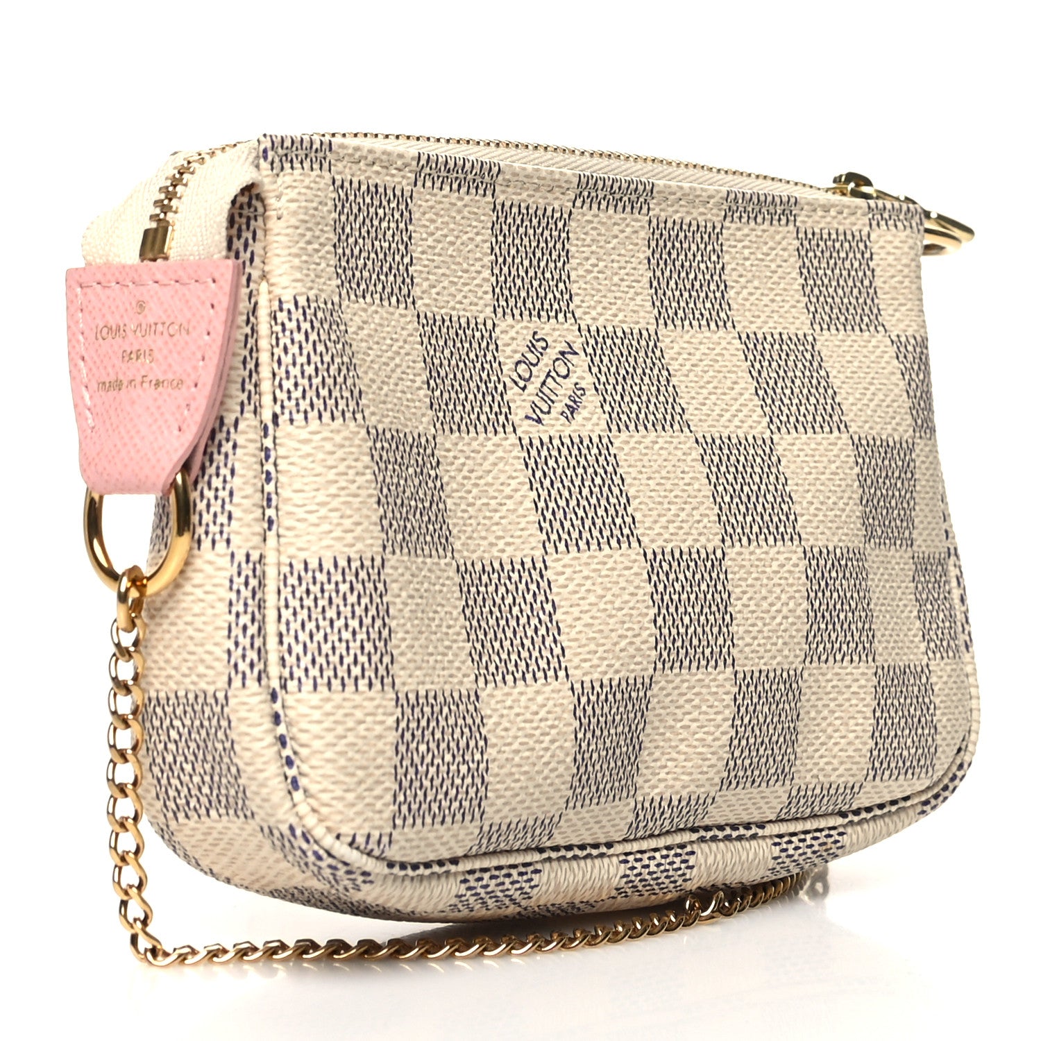 Louis Vuitton Damier Azur 2018 Christmas Animation Mini Pochette Accessories 3 of 9