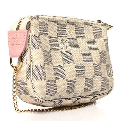 Louis Vuitton Damier Azur 2018 Christmas Animation Mini Pochette Accessories 3 of 9
