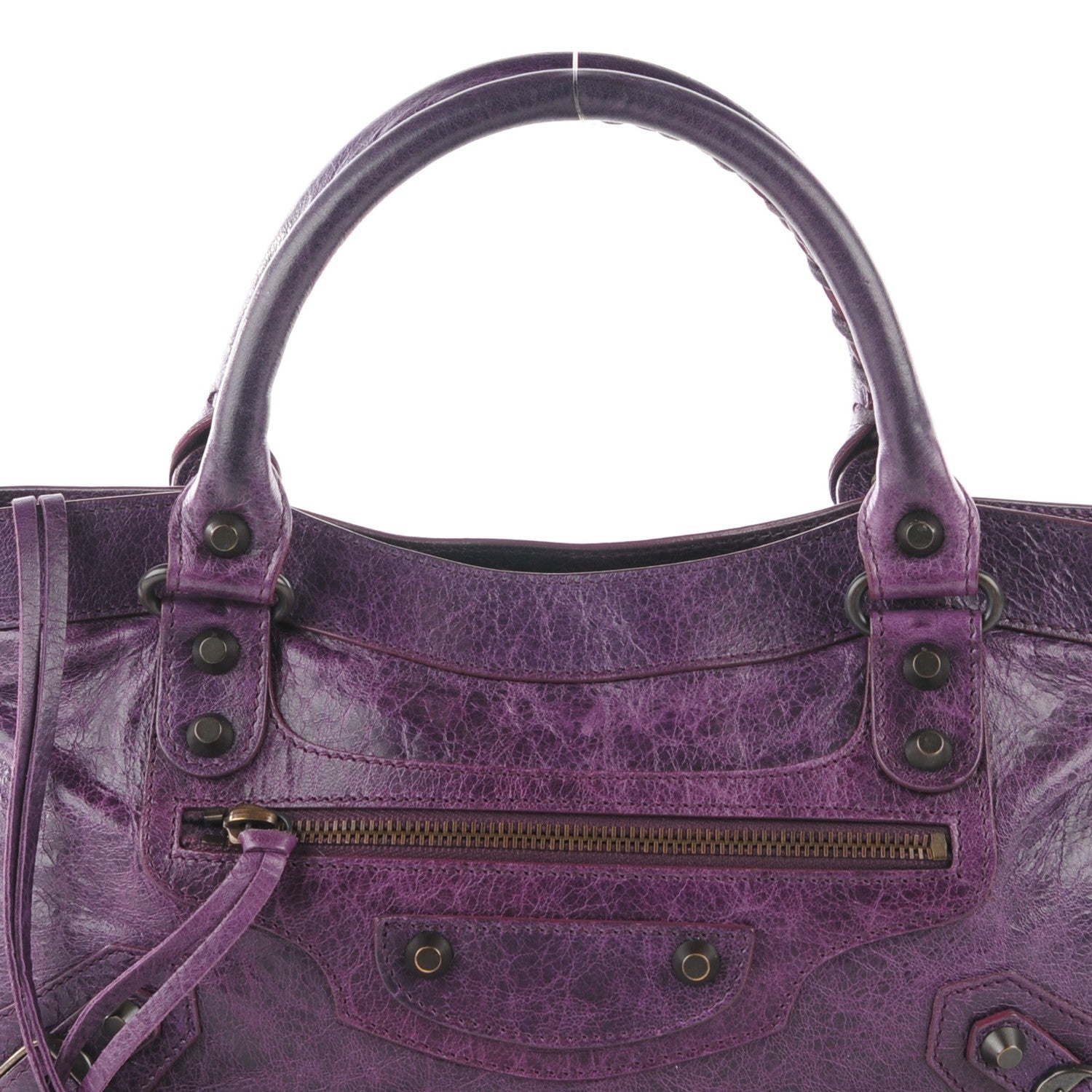 Balenciaga Agneau Classic Hardware First Raisin 11 of 12