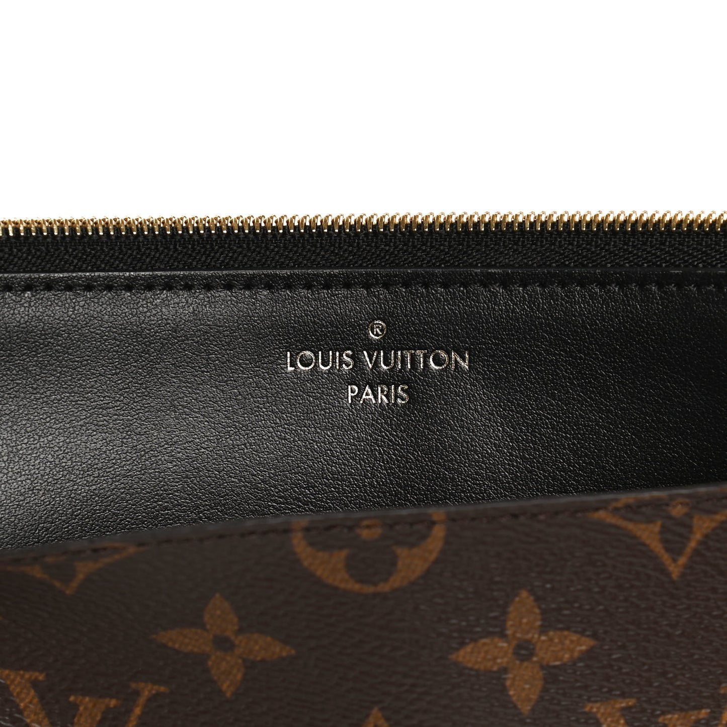 Monogram Slim Purse Black