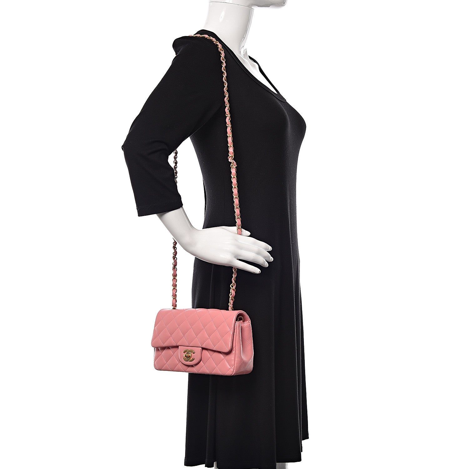 VEGA Mini Rectangular Flap Lambskin view 2
