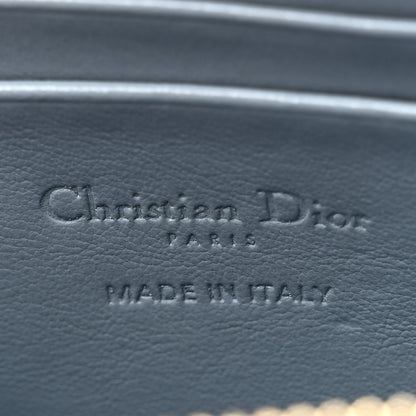 Christian Dior Patent Cannage Lady Dior Phone Holder Bracing Blue 6 of 10